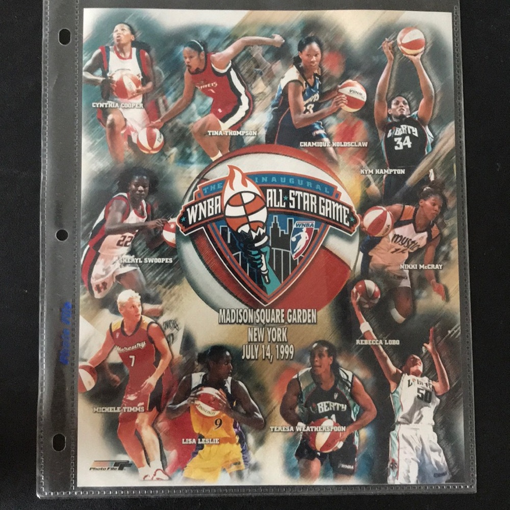 Commemorative WNBA 1999 All Star Game photo